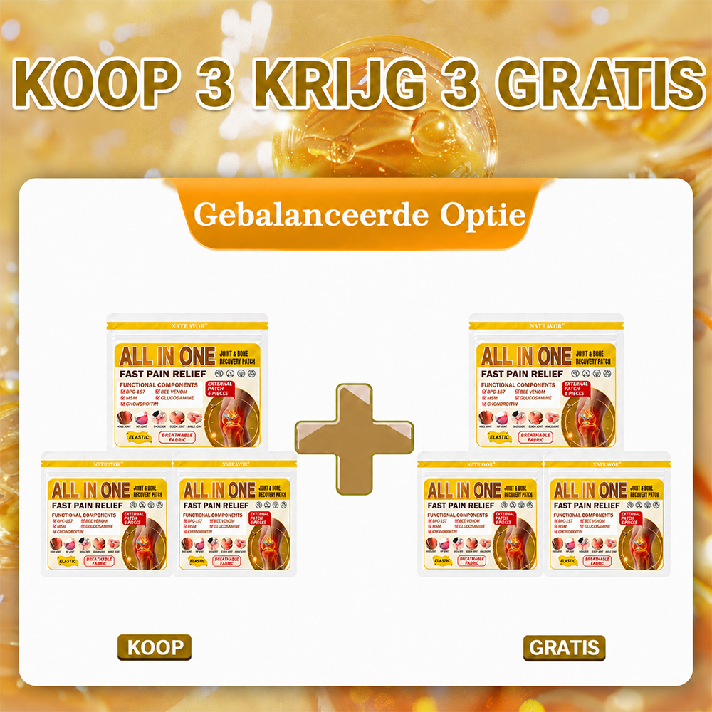 ⭐ 6 verpakkingen — Langdurige ondersteuning voor uw gewrichten
